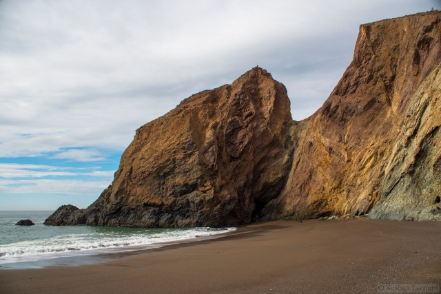 Tennessee Valley beach in the Marin Headlands